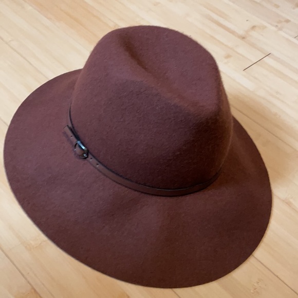 Free shipping: stylish brown wool hat never worn - Picture 10 of 11